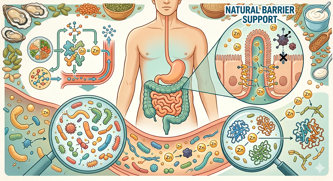 Why Zinc Is Essential for Gut Health, Digestion, and a Healthy Microbiome