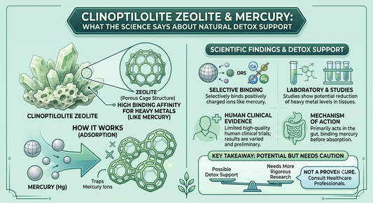 Clinoptilolite Zeolite and Mercury: What the Science Says About Natural Detox Support
